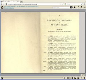 Descriptive Catalogue of Ancient Deeds - an internet page turner