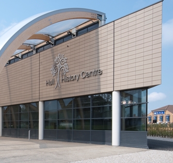 The new Hull History Centre building exterior