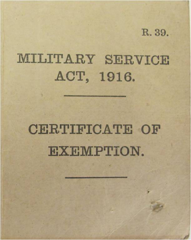 Example of a certificate