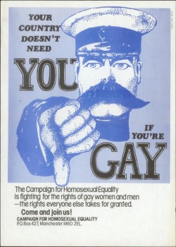 Poster for Campaign for Homosexual Equality