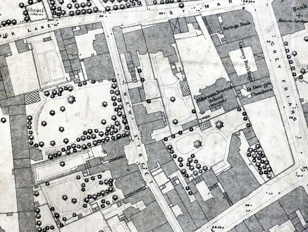 Ordnance Survey map, 1885