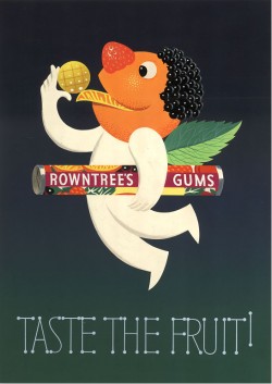 Original artwork for a poster advertising Rowntree’s Fruit Gums (1954)