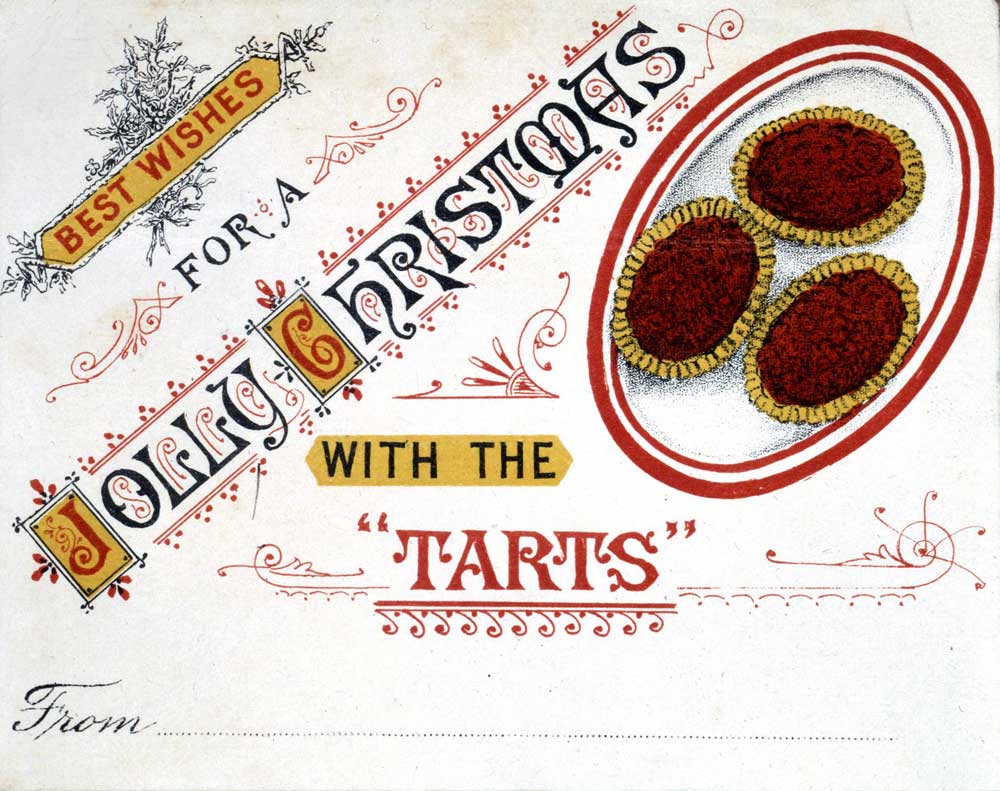 Jolly Christmas from the tarts, 1888 (ref: COPY 1/84 (375))