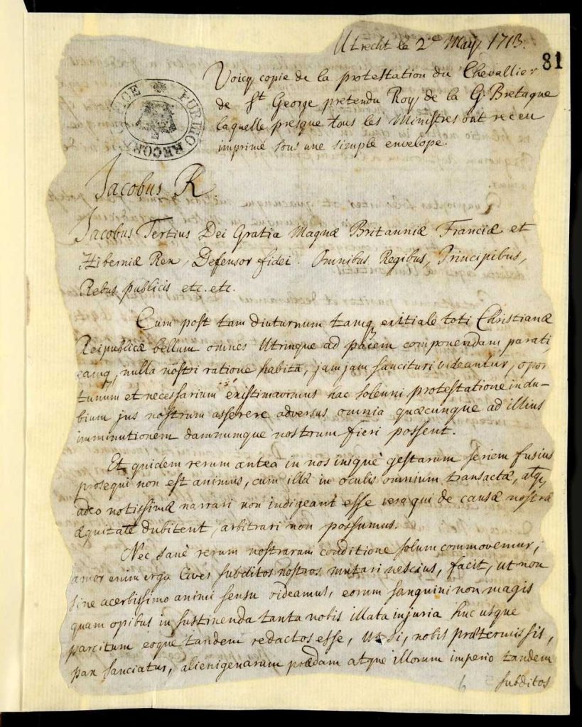 Treaty of Utrecht 300th anniversary - The National Archives blog