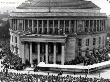 Central Library, Royal Opening, August 1934 (by permission of Manchester Archives +)