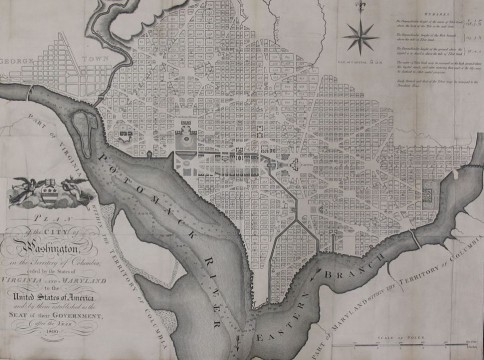 Plan of the city of Washington, 1800 (FO 925/1944)