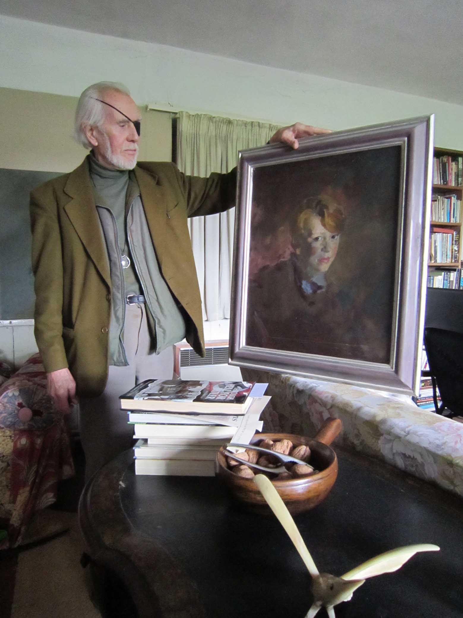 Frederick Deane at home, 2014. Image courtesy of Kerstin Doble.