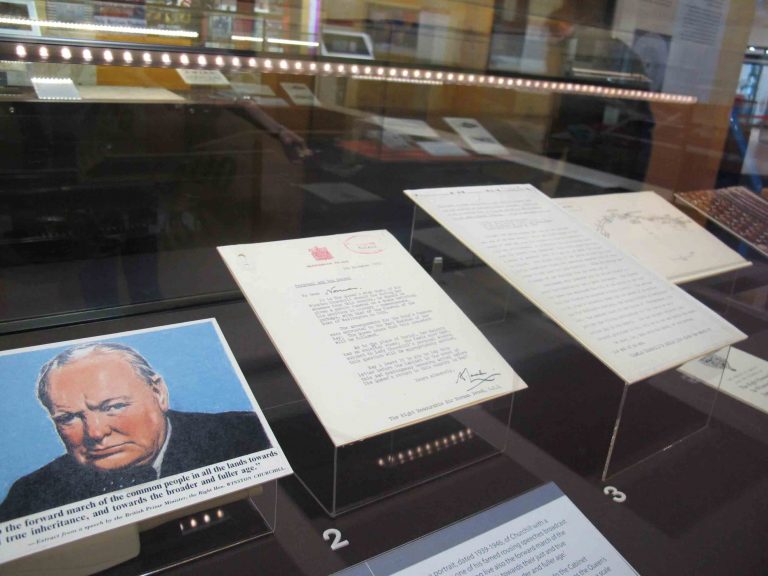 Display to mark the anniversary of Winston Churchill’s death