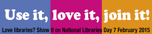 Banner used for National Libraries Day