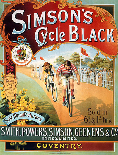 Simson's Cycle Black, 1896 (catalogue reference COPY 1/128)