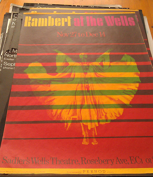 Rambert Marketing Poster [1975-1976] (c) Rambert, used by permission