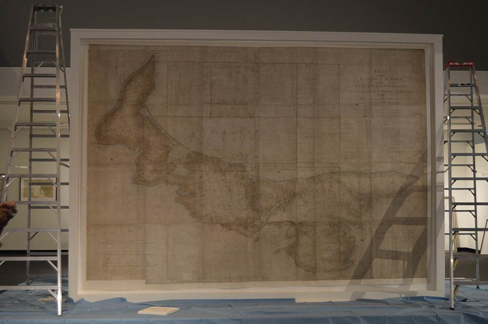 The ‘Holland Map’ at The Confederation Centre of the Arts in Charlottetown