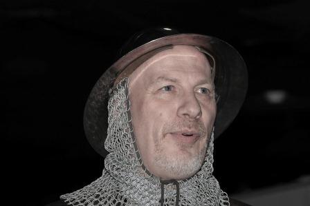 Chief Executive and aspiring medieval knight Sir Jeff James (Photo: Joao Dos Santos)