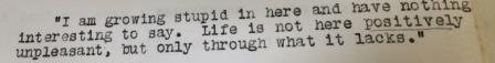Extract from Russell's letter to his brother about his state of mind in prison (catalogue reference: HO 45/11012/314670)