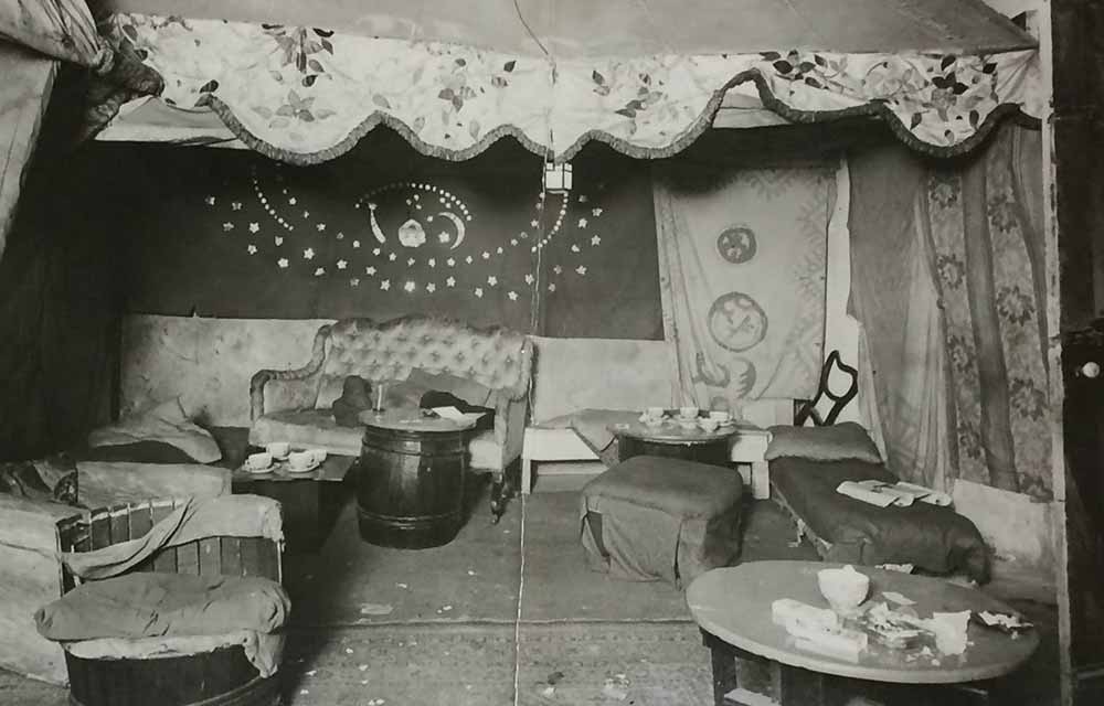 Photograph of the interior of the The Caravan Club