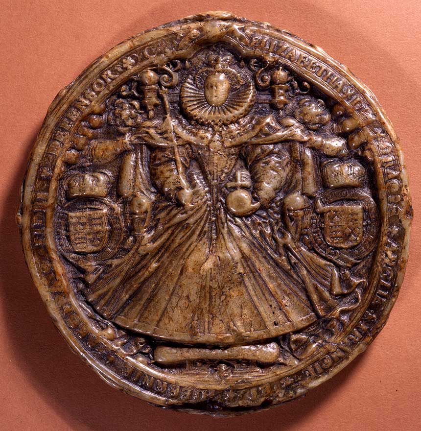 Image of the Second Great Seal of Elizabeth I (catalogue reference: SC 13/N3)