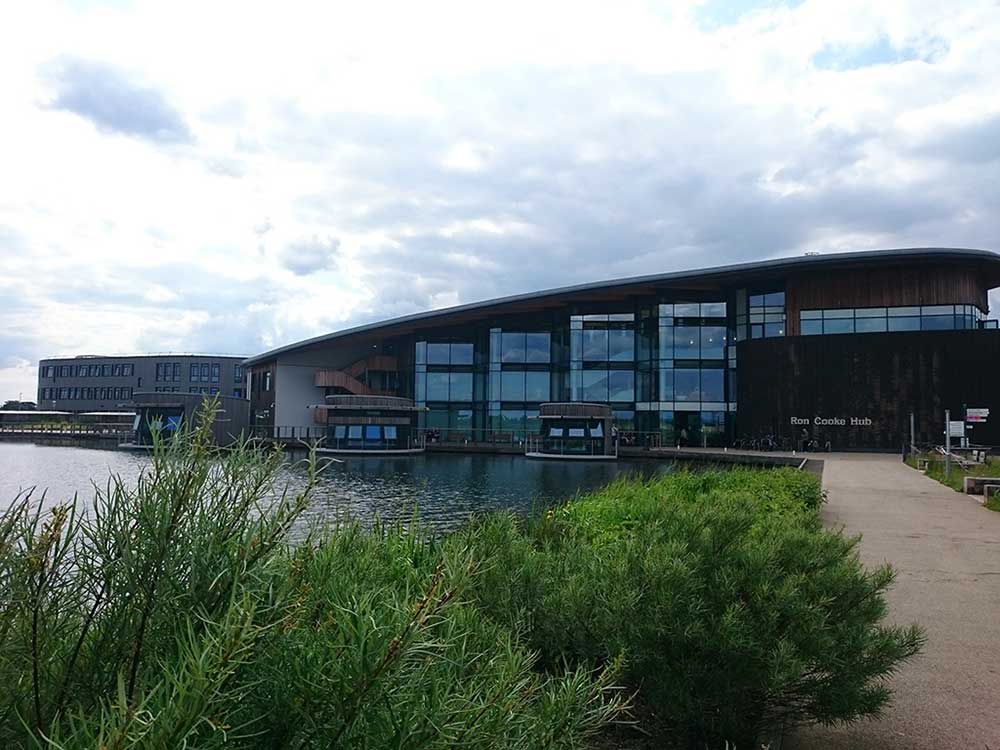Image of Ron Cooke Hub building at the University of York