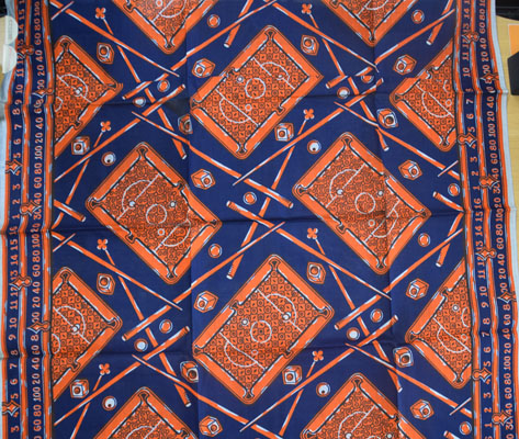 Orange design of board games on blue background. Registered by Blakely and Beving, 26 March 1930 (BT 52/4250/288525)