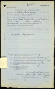 Service record of 2nd Lieutenant Major William Booth