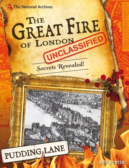 And image of the book cover of 'The Great Fire of London: Unclassified'