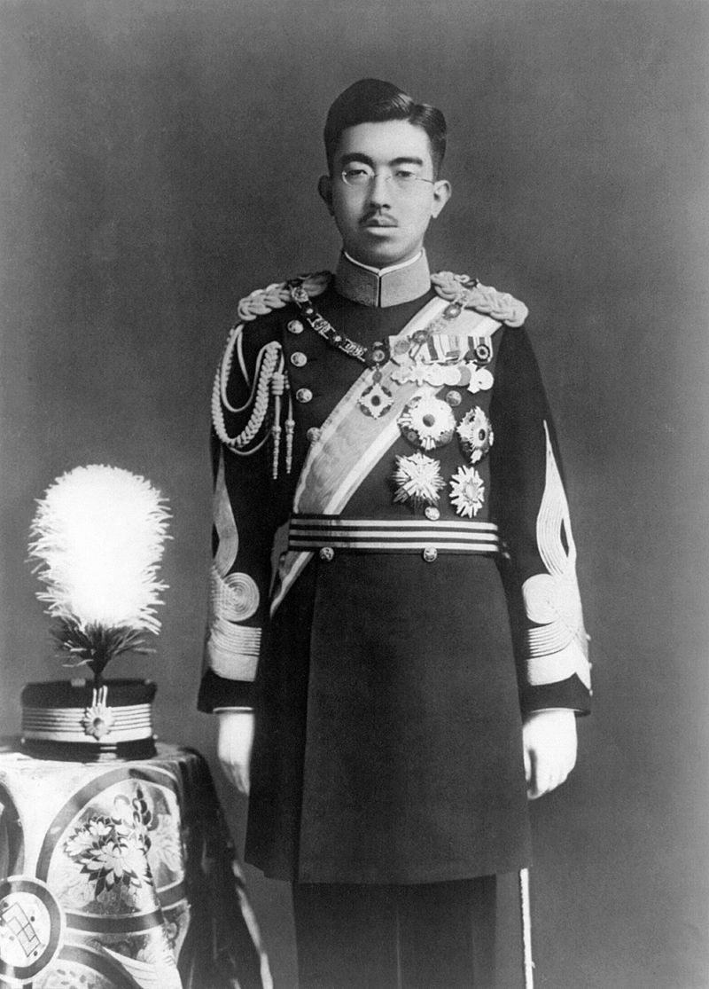 Emperor Hirohito in dress uniform