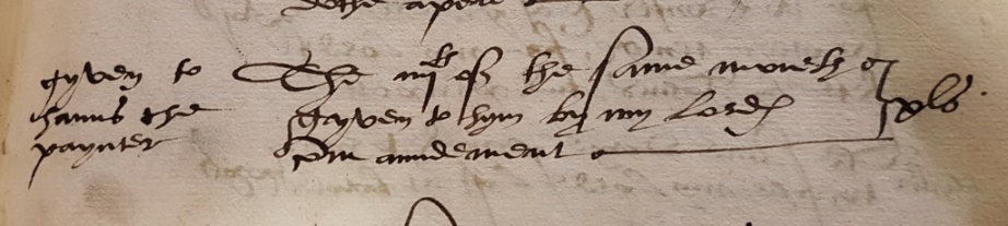 List of payments for January 1539 in Thomas Cromwell’s account book