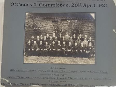 PRO 30/69/1669. Officers and Committee members.