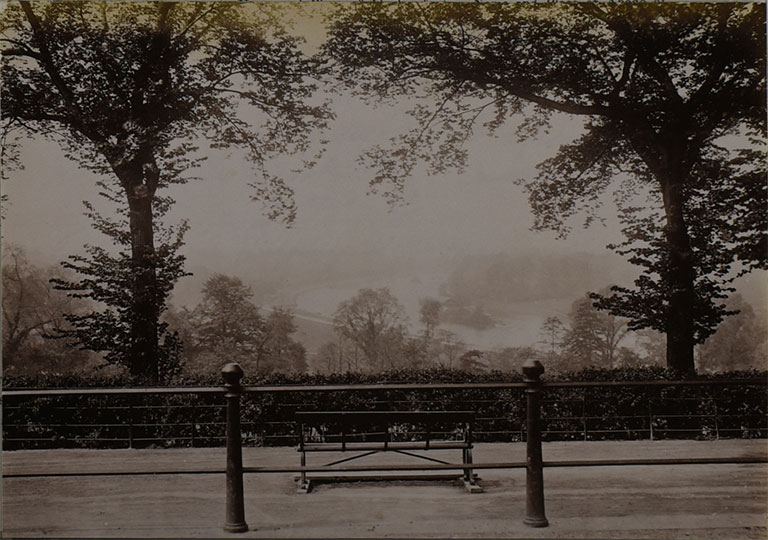 Photograph of the view from the Terrace, 1888