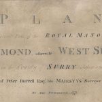 Details from a set of street plans of Richmond dated 1771
