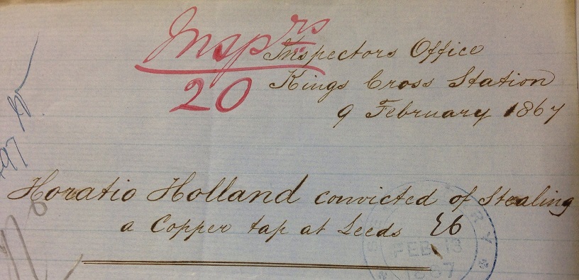 Great Northern Railway, Report on Horatio Holland.