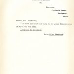 DPP1-23 Ex153 Copy of letter from Nurse Ellen Pitfield 1912