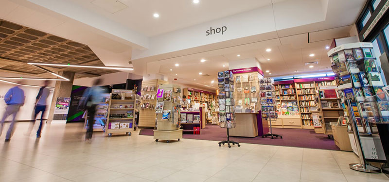 A view of the shop, showing its new layout