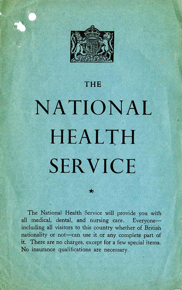  Government National Health Service leaflet, August 1948. Catalogue reference: BN 10/32