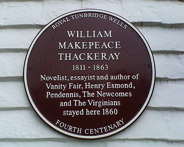 thackeray-plaque