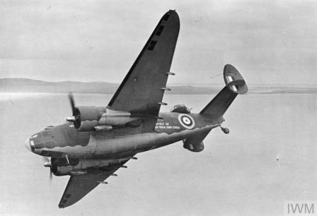 A RAF Coastal Command Lockheed Hudson Mark 3 of the type used by Maurice and his colleagues in Met Flight 1404 © IWM (CH 2653) 