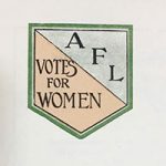 Actresses’ Franchise League emblem, from a document on Suffrage disturbances. Catalogue Reference: HO 45/10695/231366.
