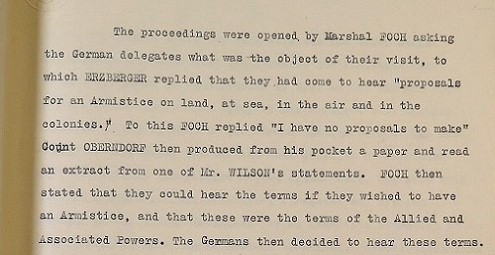 Extract from Walter Bagot's unofficial account. Catalogue ref: ADM 1/8546/319