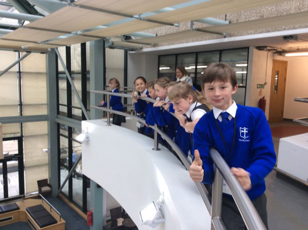 Kids give us the seal of approval as they explore our site at Kew