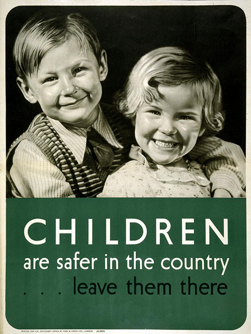 Evacuation Children Are Safer in The Country, 1939-1945, Central Office of Information, catalogue reference INF 13/171 (1)
