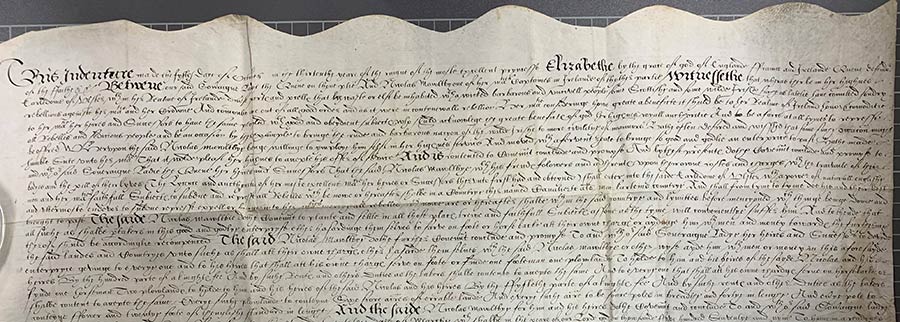 E 355 A recently identified indenture for Sir Nicholas Malby to occupy lands in Ulster (1571)