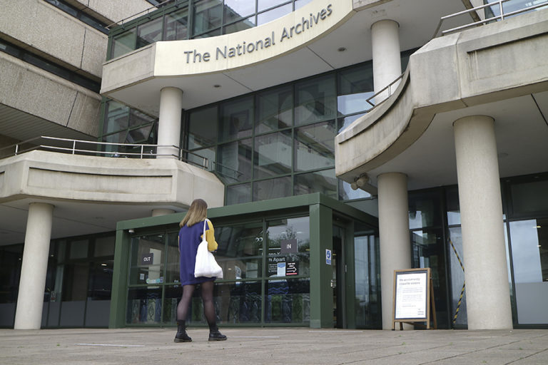 Front entrance to The National Archives.