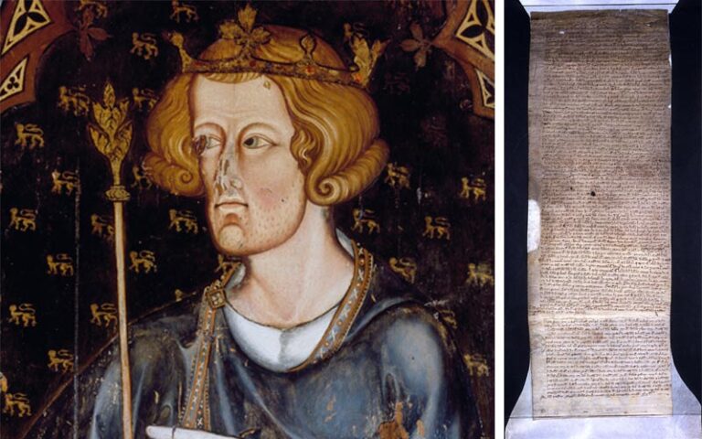 King Edward I, between 1272-1307, Westminster Abbey and the Hundred Rolls for Bunsty hundred in Buckinghamshire, 1278-1279.