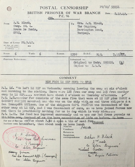Letter from Arthur Huntington Black, dated 3 July 1941.