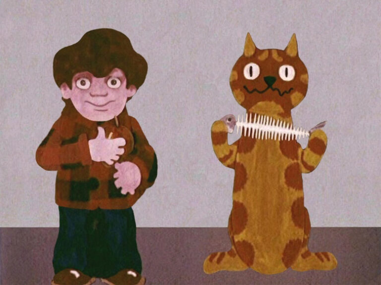 Still image from the 1973 film ‘Strangers’ which was part of the ‘Charley says’ series of children’s safety films.