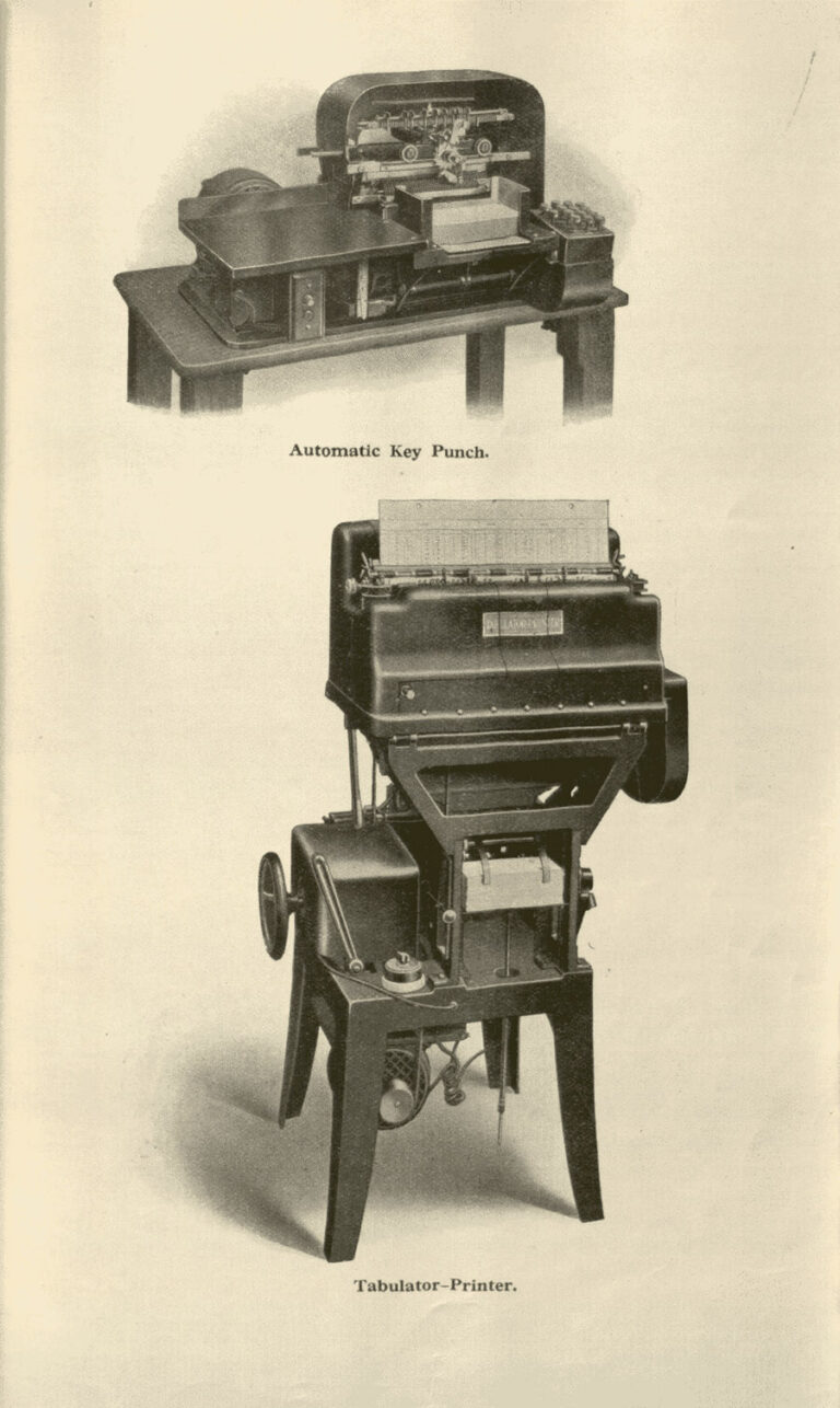A photograph of a keypunch machine.