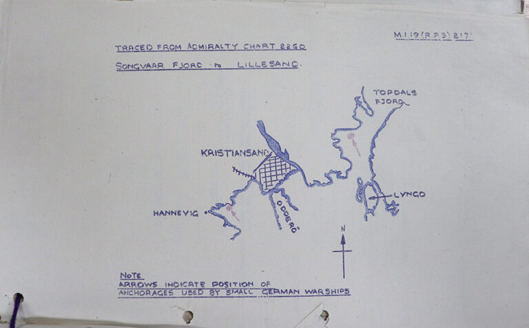 Simple pen drawing of a map.