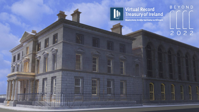 Exterior view of the Record Treasury of Ireland.