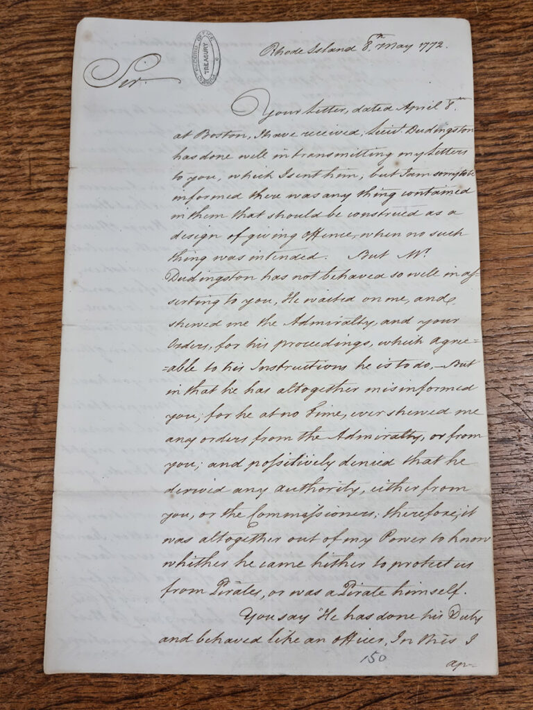 First page of a handwritten document.