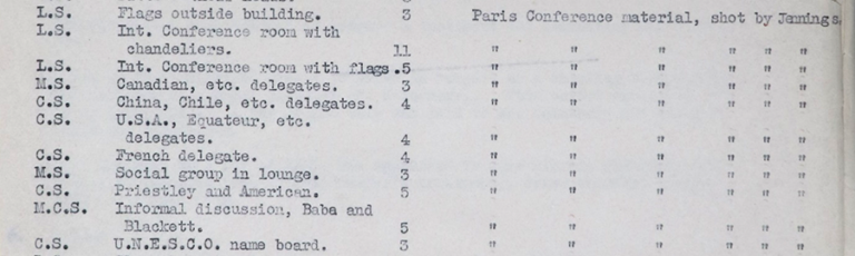 Extract from a typed document, with information displayed in columns and rows.
