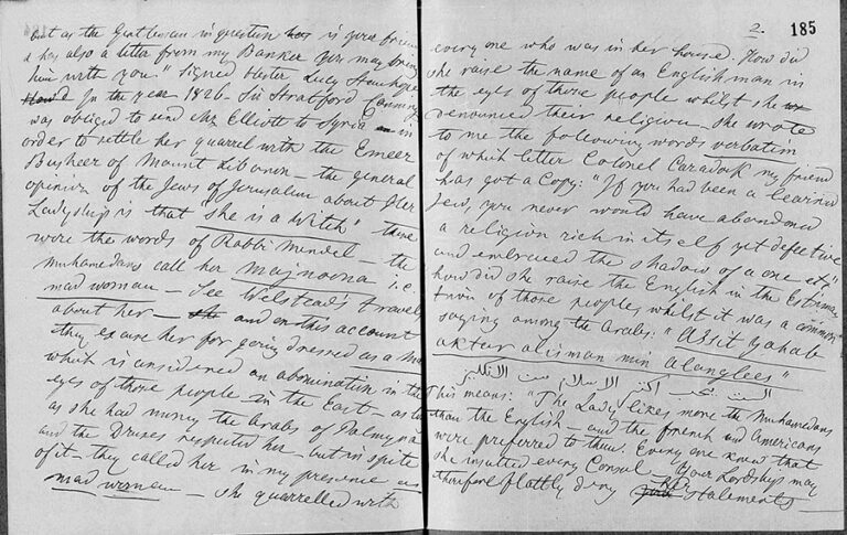 Two pages from a handwritten letter with scruffy handwriting.